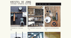 Desktop Screenshot of kristeldejong.nl